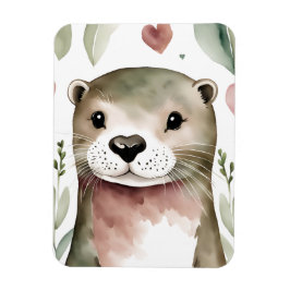 Adapter Otter Watercolor Magnet