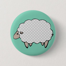 Adapter Polkadot Grått Sheep Knapp