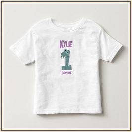 Adapter Teal & Lila JAG ÄR EN T Shirt