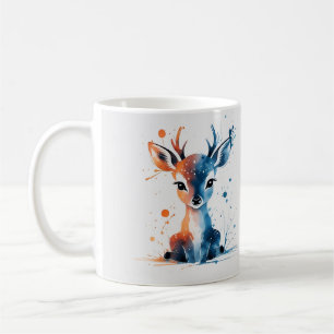 Adapter Watercolor Baby Hjort Mugg