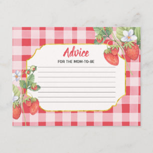 Adapter Watercolor Berry Sweet Strawberry Tilläggskort