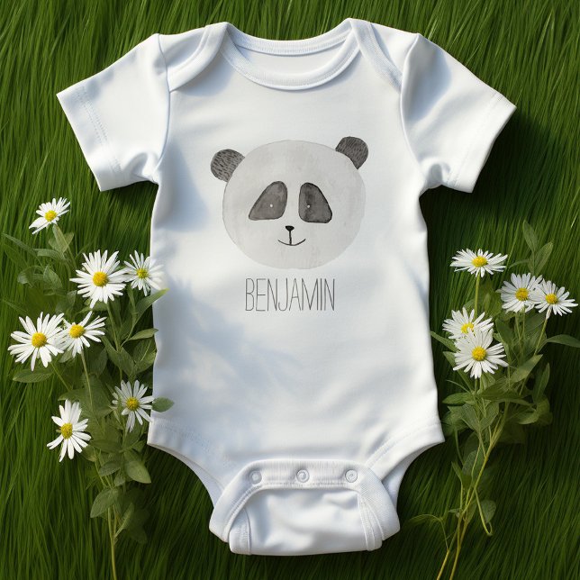 Adapter Watercolor Panda Bear T Shirt (Skapare uppladdad)