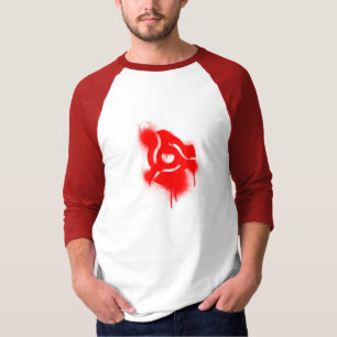 Adaptergrafitti för DJ 45 - musikvinylDJs Tee Shirt