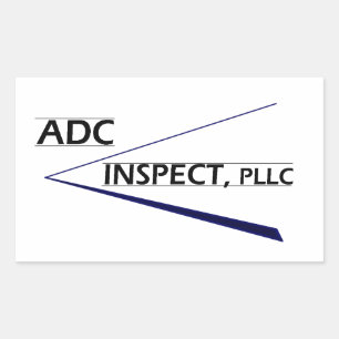 ADC-Logotyp Rektangulärt Klistermärke