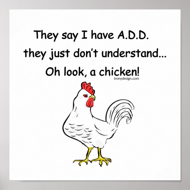 ADD Chicken Humor Poster (Framsidan)
