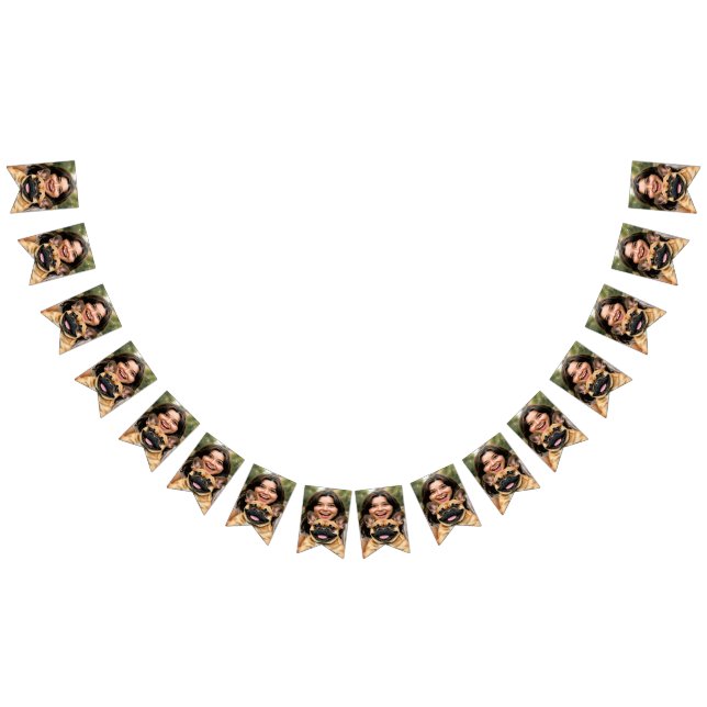 Add French Bulldog Photo Personalize Vimplar (Alla)