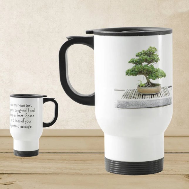 Add Photo Bonsai Tree 15oz Family Gift Keepsake Resemugg (Skapare uppladdad)