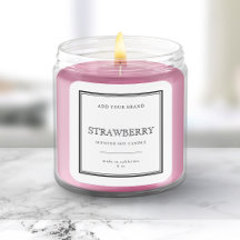 Add Your Brand Classic Black Border Product Label