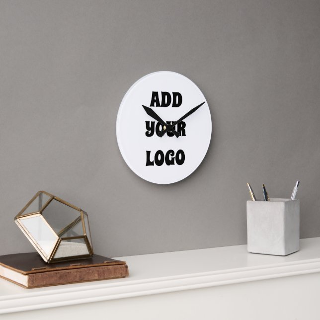 ADD YOUR LOGO RUND KLOCKA (Kontor)
