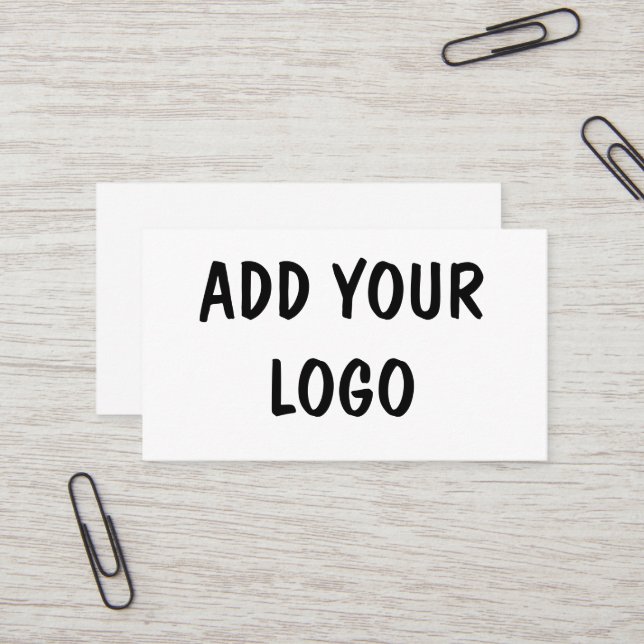 ADD YOUR LOGO VISITKORT (Fram/Back In Situ)
