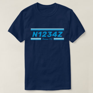 Add Your Own Aircraft Number T-Shirt