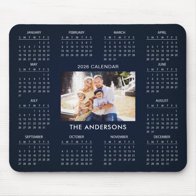 Add Your Own Family Photo 2026 Calendar |  Musmatta (Framsidan)