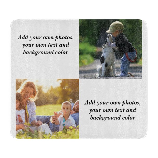 Add your own photos, text and  background throw pi (Framsidan)