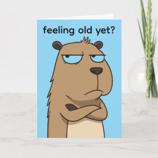 ADD YOUR OWN TEXT Funny birthday card  Kort