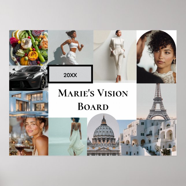 Add Your Photo Vision Board Custom Poster (Framsidan)