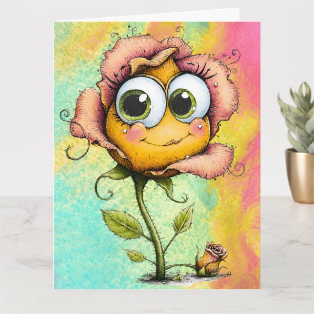 *Add your special message * Kort (Liten växt)