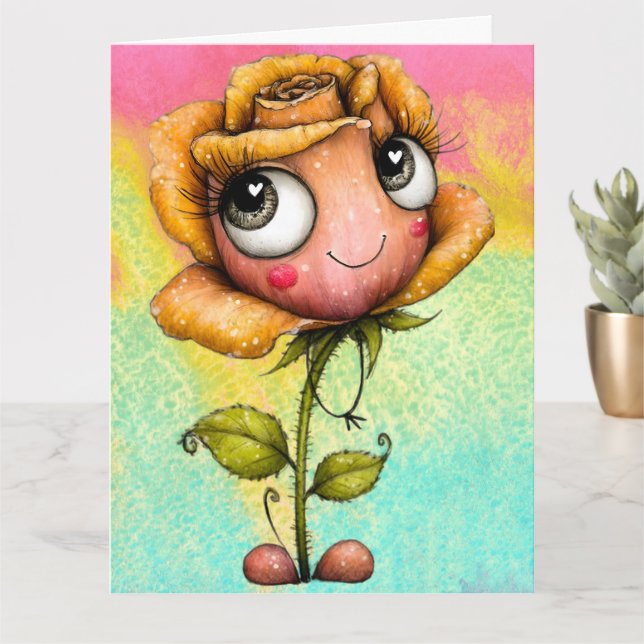 *Add your special message * Kort (Liten växt)