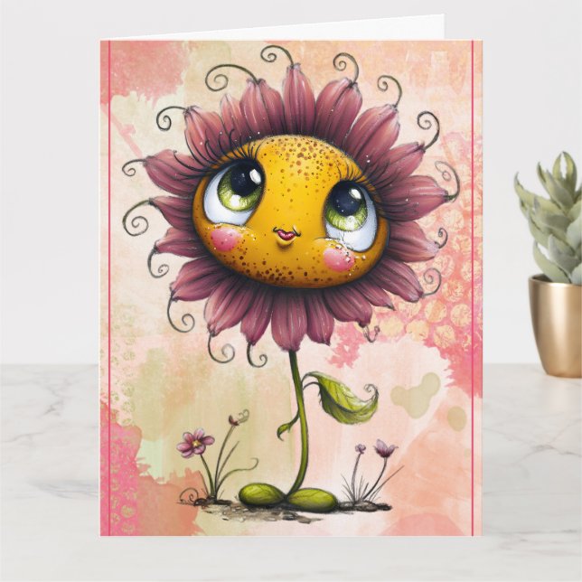 Add your special message  kort (Liten växt)