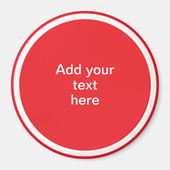 Add Your Text Here - TEMPLATE Magnet (Framsidan)