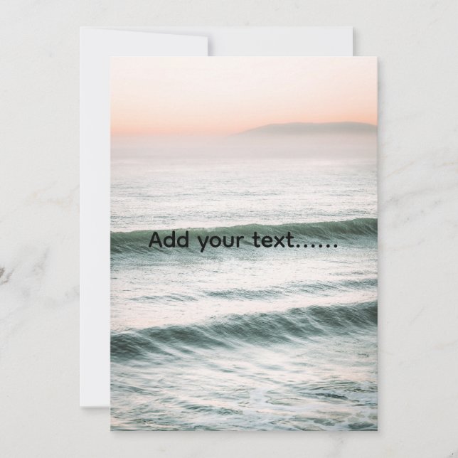 add your text ocean  inbjudningar (Framsida)