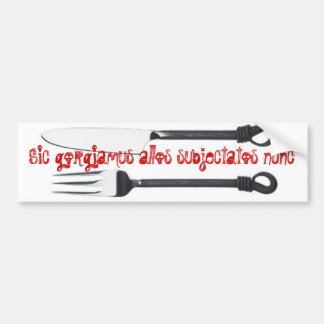 Addams familjmotto bildekal