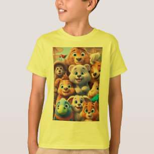 Adderande utformning av djurskydd i Bok T Shirt