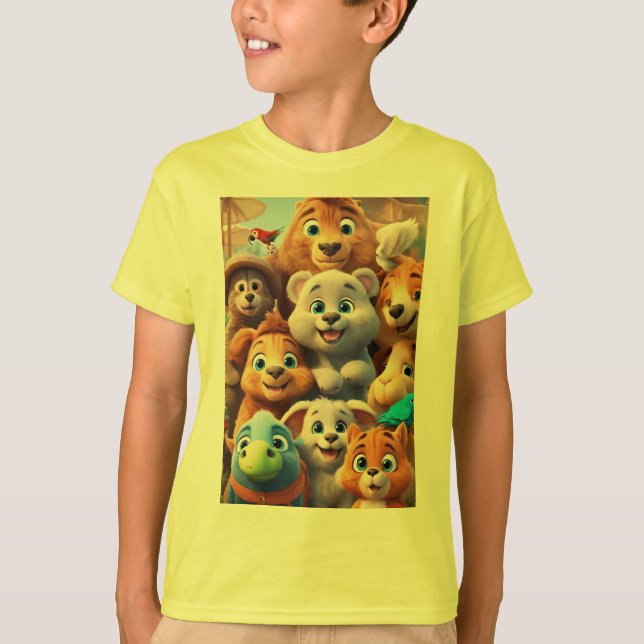 Adderande utformning av djurskydd i Bok T Shirt (Framsida)