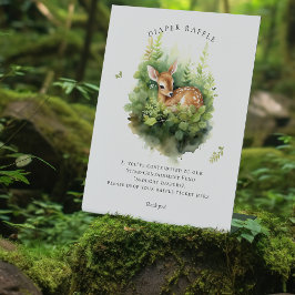 Adderande vattenfärgsmönster - Hjort - förgrenings