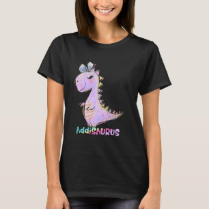 Addi Namn Shirt Girl Dinosaur Birthday Addison Add T