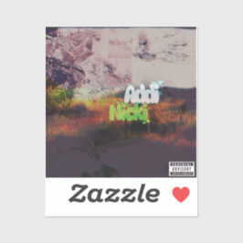 Addi Nicki Album Omslagsdesign Klistermärken