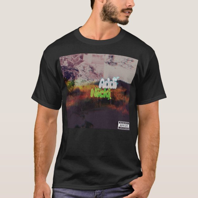 Addi Nicki Album Omslagsdesign T Shirt (Framsida)