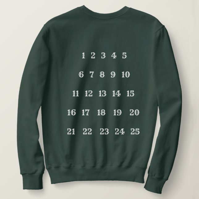 Addict jul Helgdag Sweatshirt  T Shirt (Design baksida)