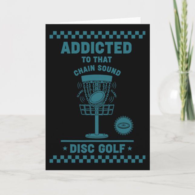 Addicted To That Chain Sound Disc Golf Flying Disc Kort (Framsida)