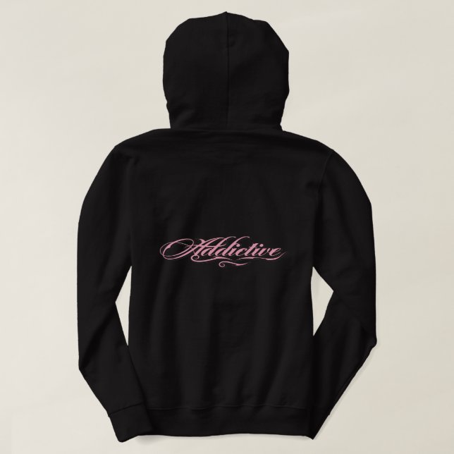 Addictive Hoodie Tröja (Design baksida)