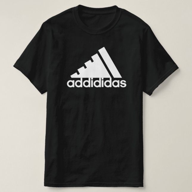 Addididas (svart) t shirt (Design framsida)
