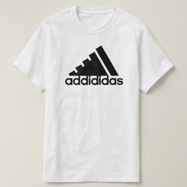 Addididas (vit) t shirt (Design framsida)