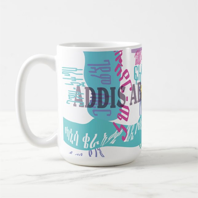 Addis Ababa Sefer Kaffemugg (Vänster)