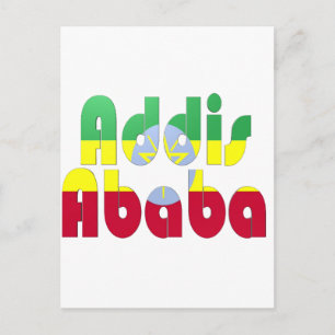 Addis Abeba, Etiopien Vykort