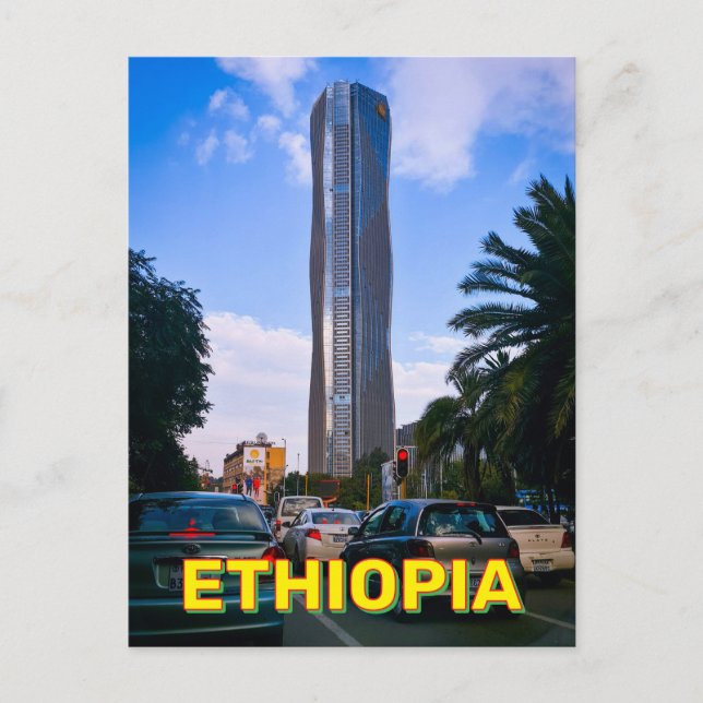 Addis Abeba, Etiopien Vykort (Framsida)