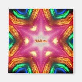 ADDISON ~ Gleaming Abstrakt Mönster ~ Magnet