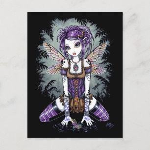 "Addison" Misty Dragonfly Fairy Postcard Vykort