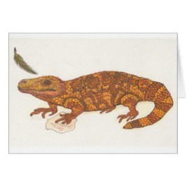 Addison ödlan hälsningskort