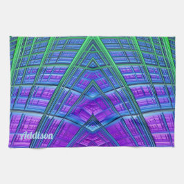 ADDISON ~ Purple Green Blue ~ ORIGINAL Kitchen Kökshandduk