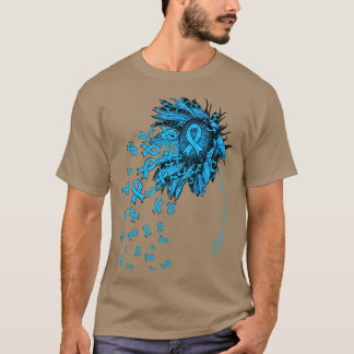Addisons Disease Awareness Solrosblommor T Shirt