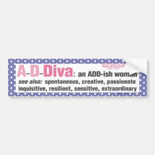 ADDiva bildekal - lila