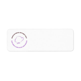 Address Labels For Sending Motions In The Mail Returadress Etikett