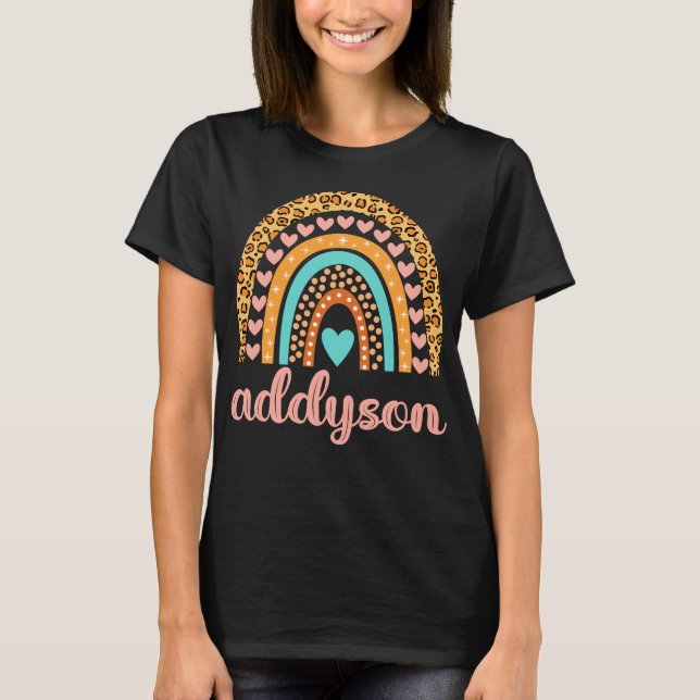 Addyson Namn Addyson Födelsedag T Shirt (Framsida)