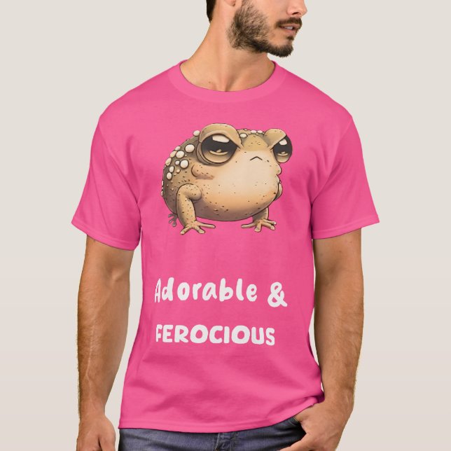 Adekvat och nedbrytande ökenregn grog fynnvinkel t shirt (Framsida)