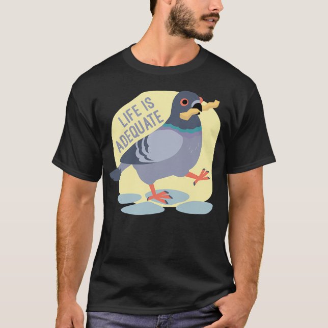 Adekvat Pigeon T Shirt (Framsida)