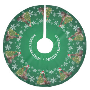 Adekvata julklappar på Grönten Julgransmatta Borstad Polyester